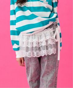 by LOVEiT / バイ ラビット ミニ・ひざ丈スカート | 【大好評につき再入荷】【Cuugal8月号掲載】レースミニ巻きスカート