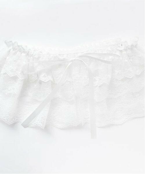by LOVEiT / バイ ラビット ミニ・ひざ丈スカート | 【大好評につき再入荷】【Cuugal8月号掲載】レースミニ巻きスカート | 詳細4