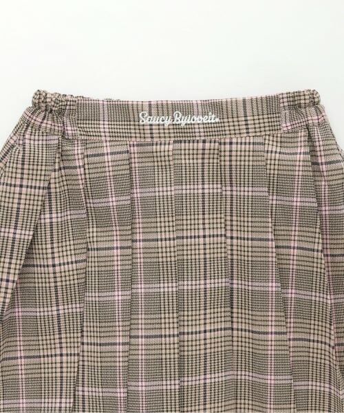by LOVEiT / バイ ラビット ミニ・ひざ丈スカート | チェックプリーツスカート | 詳細2