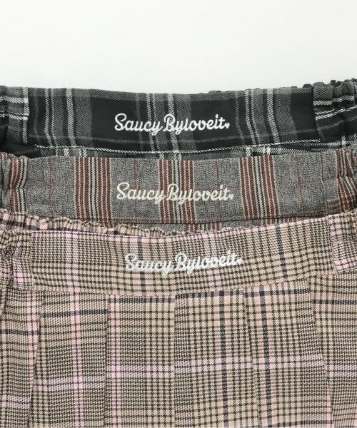 by LOVEiT / バイ ラビット ミニ・ひざ丈スカート | チェックプリーツスカート | 詳細3