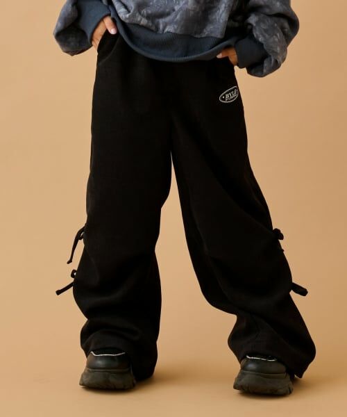 by LOVEiT / バイ ラビット その他パンツ | リボンパラシュートパンツ（黒）