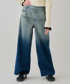 by LOVEiT / バイ ラビット その他パンツ | 切り替えルーズデニムパンツ