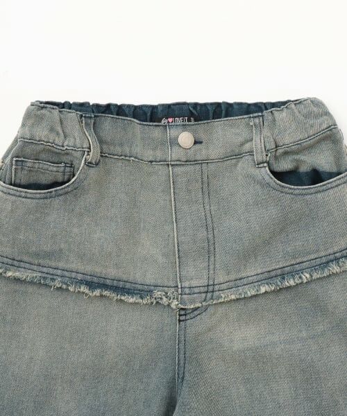 by LOVEiT / バイ ラビット その他パンツ | 切り替えルーズデニムパンツ | 詳細5