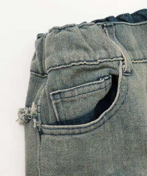 by LOVEiT / バイ ラビット その他パンツ | 切り替えルーズデニムパンツ | 詳細7
