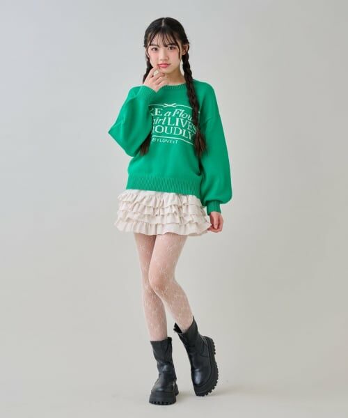 by LOVEiT / バイ ラビット ショート・ハーフ・半端丈パンツ | フリフリペチパン | 詳細6