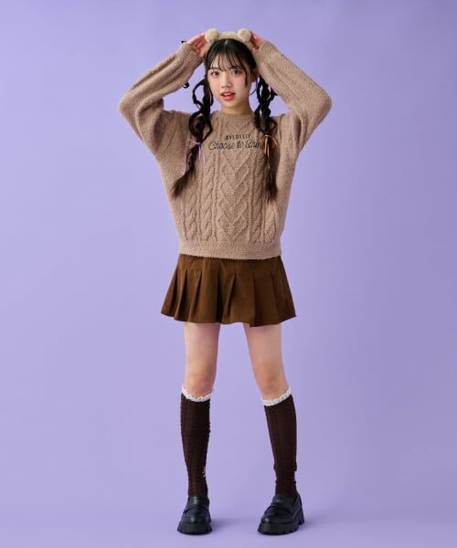 by LOVEiT / バイ ラビット ミニ・ひざ丈スカート | タックティアードスカート | 詳細3