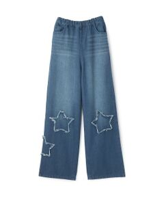 by LOVEiT / バイ ラビット その他パンツ | スターパッチデニムパンツ