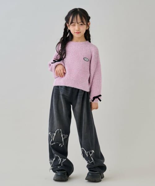 by LOVEiT / バイ ラビット その他パンツ | スターパッチデニムパンツ | 詳細1