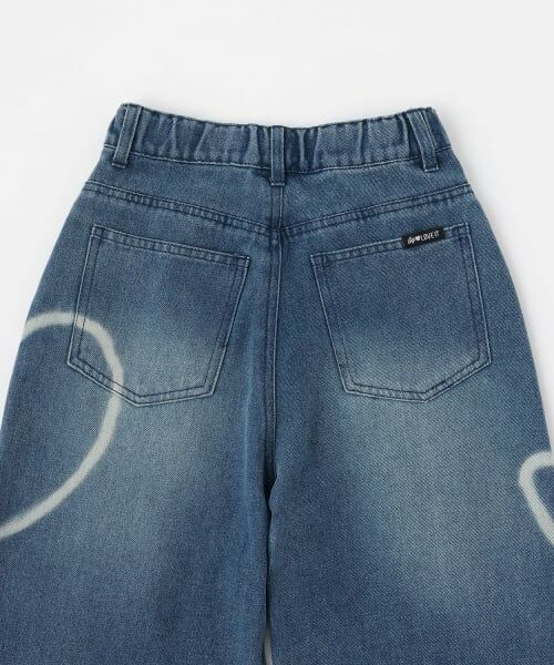 by LOVEiT / バイ ラビット その他パンツ | ハート抜染デニムパンツ | 詳細10