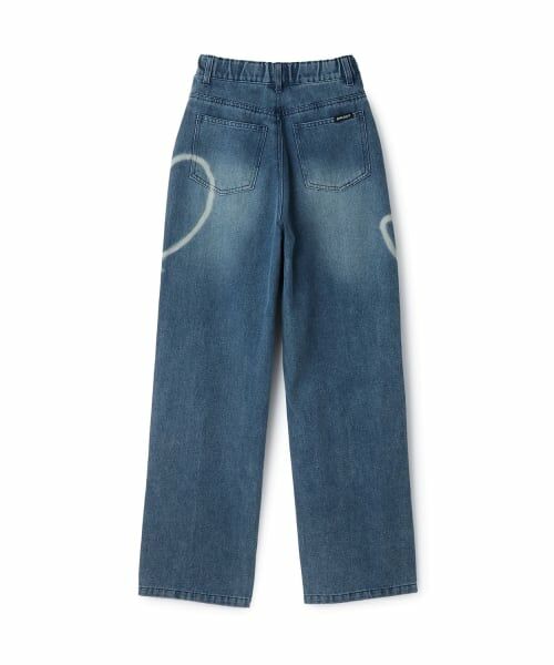 by LOVEiT / バイ ラビット その他パンツ | ハート抜染デニムパンツ | 詳細6