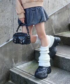 by LOVEiT / バイ ラビット ミニ・ひざ丈スカート | バルーンティアードスカート