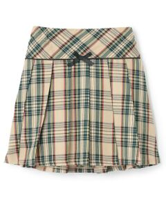 by LOVEiT / バイ ラビット ミニ・ひざ丈スカート | ワンポイントリボンプリーツスカート