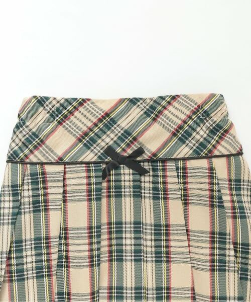 by LOVEiT / バイ ラビット ミニ・ひざ丈スカート | ワンポイントリボンプリーツスカート | 詳細2