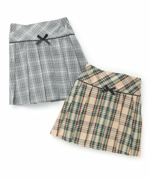 by LOVEiT / バイ ラビット ミニ・ひざ丈スカート | ワンポイントリボンプリーツスカート | 詳細7