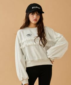 レースつきプルオーバー