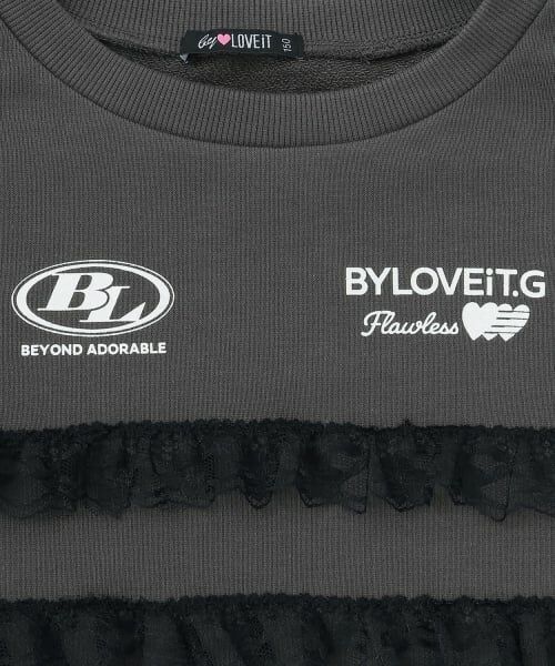 by LOVEiT / バイ ラビット スウェット | レースつきプルオーバー | 詳細10