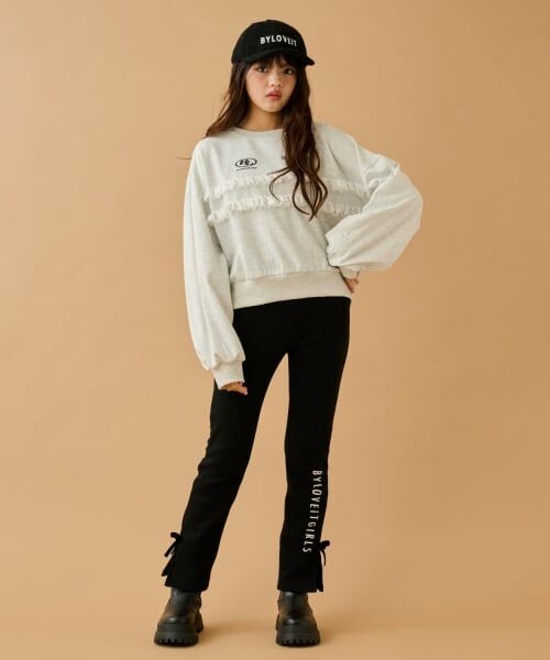 by LOVEiT / バイ ラビット スウェット | レースつきプルオーバー | 詳細4