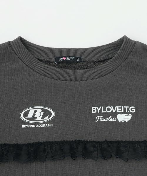 by LOVEiT / バイ ラビット スウェット | レースつきプルオーバー | 詳細9