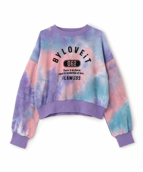 by LOVEiT / バイ ラビット スウェット | タイダイカレッジトレーナー | 詳細5