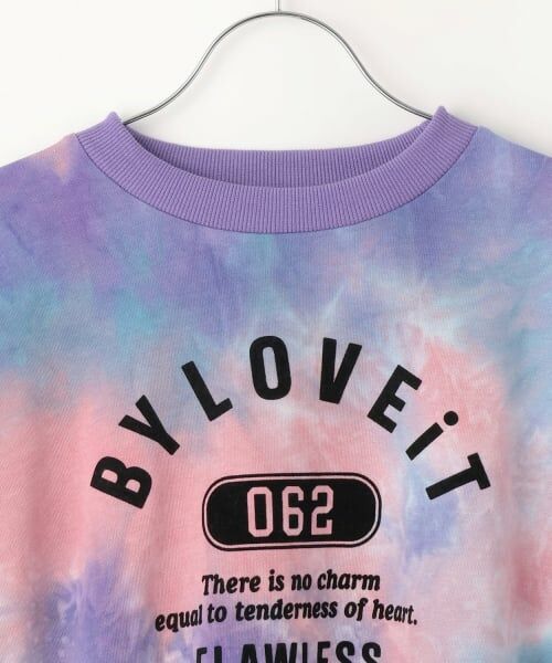 by LOVEiT / バイ ラビット スウェット | タイダイカレッジトレーナー | 詳細7