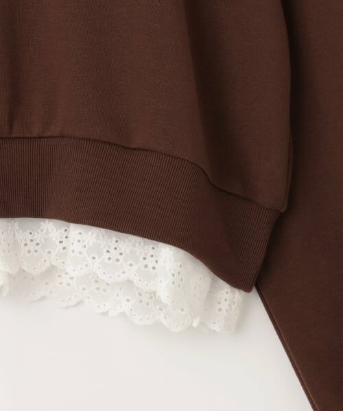 by LOVEiT / バイ ラビット スウェット | 裾レースプルオーバー | 詳細10