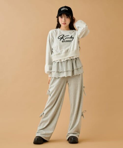 by LOVEiT / バイ ラビット スウェット | 裾レースプルオーバー | 詳細3