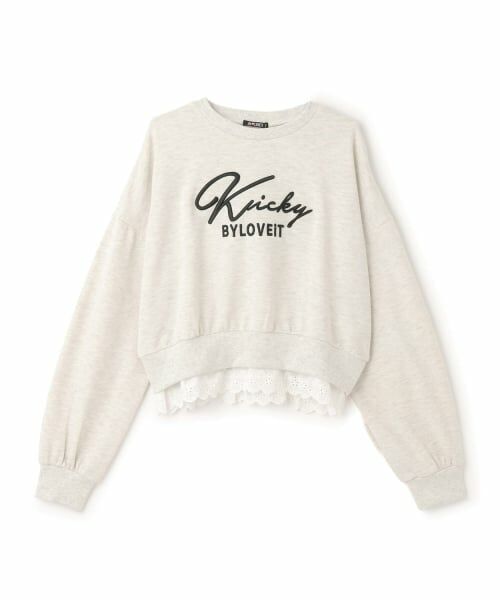 by LOVEiT / バイ ラビット スウェット | 裾レースプルオーバー | 詳細5
