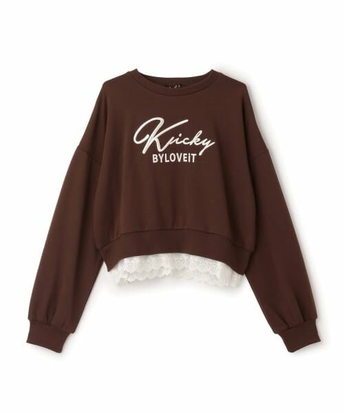 by LOVEiT / バイ ラビット スウェット | 裾レースプルオーバー | 詳細6