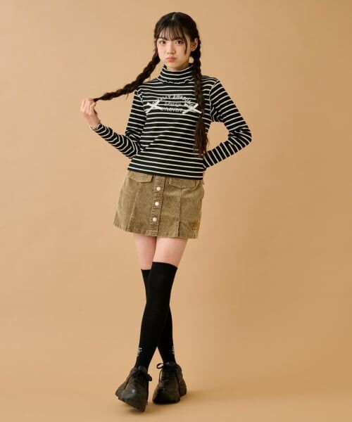 by LOVEiT / バイ ラビット Tシャツ | メロウフリルTシャツ | 詳細2