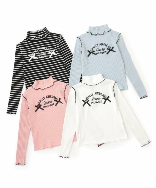 by LOVEiT / バイ ラビット Tシャツ | メロウフリルTシャツ | 詳細3