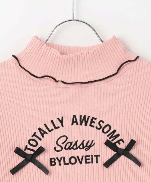 by LOVEiT / バイ ラビット Tシャツ | メロウフリルTシャツ | 詳細8