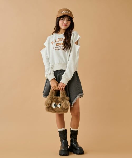 by LOVEiT / バイ ラビット スウェット | 肩スリットプルオーバー | 詳細1