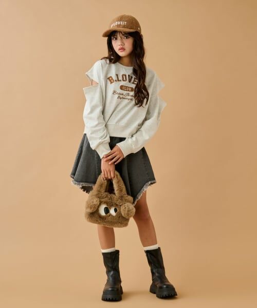 by LOVEiT / バイ ラビット スウェット | 肩スリットプルオーバー | 詳細2