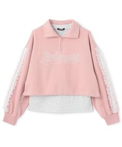 by LOVEiT / バイ ラビット スウェット | ハーフジップドロストプルオーバー