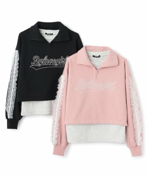 by LOVEiT / バイ ラビット スウェット | ハーフジップドロストプルオーバー | 詳細5