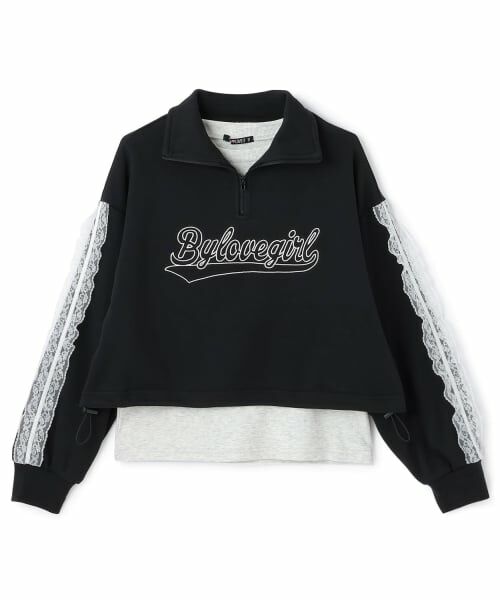 by LOVEiT / バイ ラビット スウェット | ハーフジップドロストプルオーバー | 詳細6