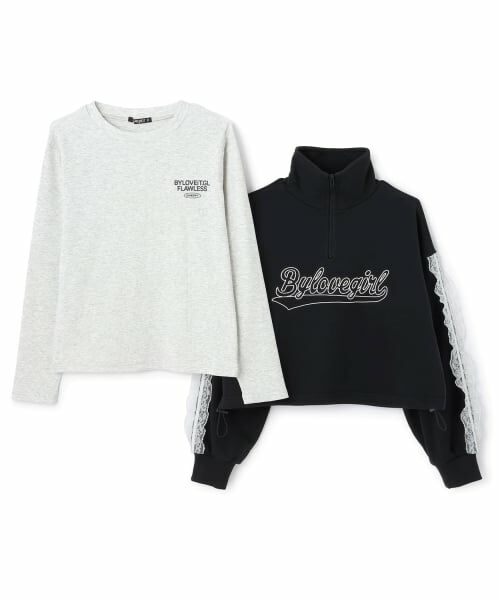 by LOVEiT / バイ ラビット スウェット | ハーフジップドロストプルオーバー | 詳細8