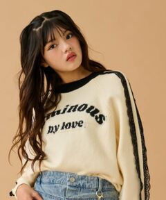 by LOVEiT / バイ ラビット ニット・セーター | レースロゴニット