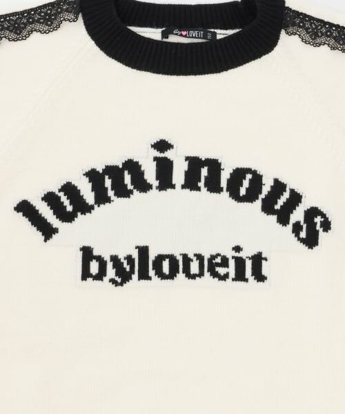 by LOVEiT / バイ ラビット ニット・セーター | レースロゴニット | 詳細10