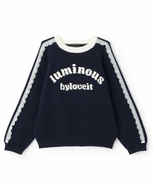 by LOVEiT / バイ ラビット ニット・セーター | レースロゴニット | 詳細6
