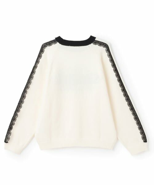 by LOVEiT / バイ ラビット ニット・セーター | レースロゴニット | 詳細8