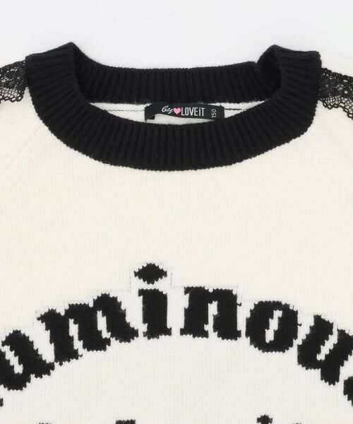 by LOVEiT / バイ ラビット ニット・セーター | レースロゴニット | 詳細9