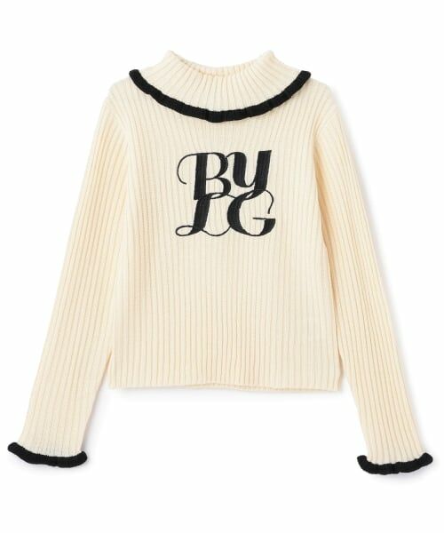 by LOVEiT / バイ ラビット ニット・セーター | ロゴ刺しゅうテレコニット | 詳細10