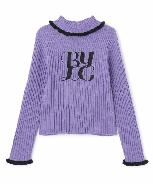 by LOVEiT / バイ ラビット ニット・セーター | ロゴ刺しゅうテレコニット | 詳細11
