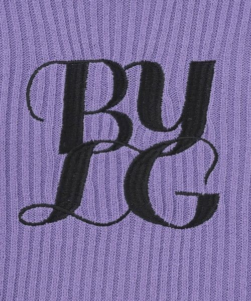 by LOVEiT / バイ ラビット ニット・セーター | ロゴ刺しゅうテレコニット | 詳細14