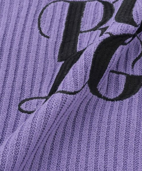 by LOVEiT / バイ ラビット ニット・セーター | ロゴ刺しゅうテレコニット | 詳細16
