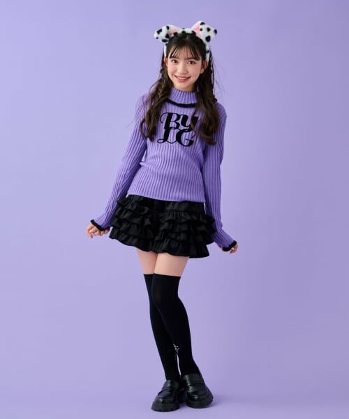 by LOVEiT / バイ ラビット ニット・セーター | ロゴ刺しゅうテレコニット | 詳細3