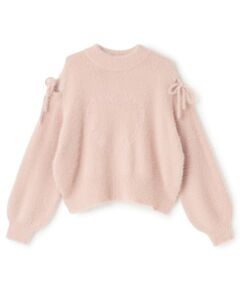 by LOVEiT / バイ ラビット ニット・セーター | 肩スリットモヘアーニット