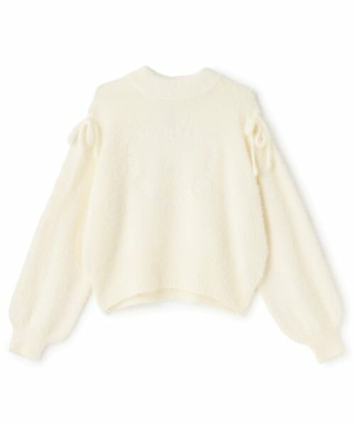 by LOVEiT / バイ ラビット ニット・セーター | 肩スリットモヘアーニット（オフ ホワイト）