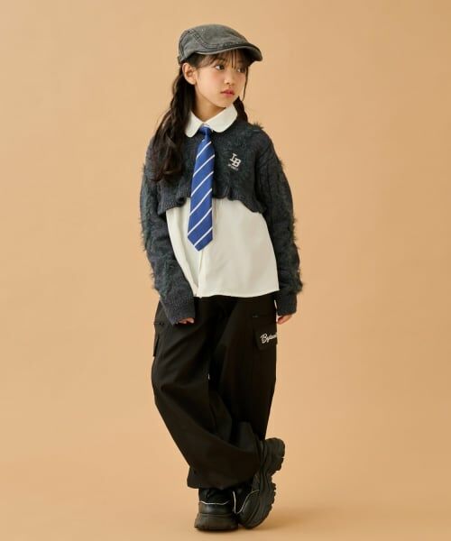 by LOVEiT / バイ ラビット ニット・セーター | タイつきシャツクロップドニットセット | 詳細3